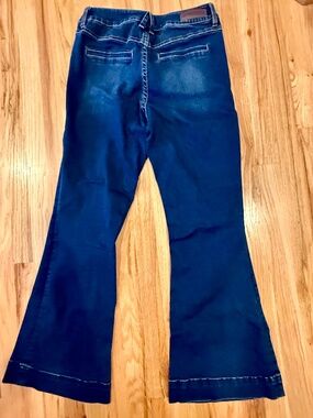 Rock & Roll Denim High Rise Trouser Jeans Size 31 Dark Wash EUC